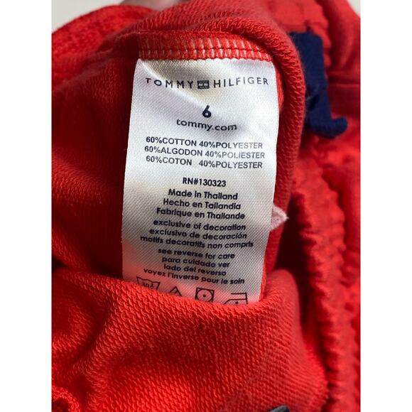 Tommy Hilfiger Girls Bundle Set of 2 Cotton Blend Ruffle Hem Shorts Size 6 - Picture 6 of 8